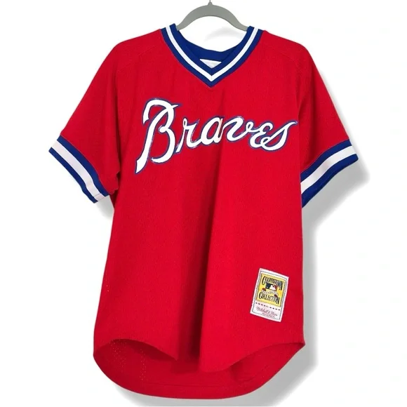 Dale Murphy Atlanta Braves Mitchell & Ness Cooperstown Collection Jersey Size L - Picture 1 of 8